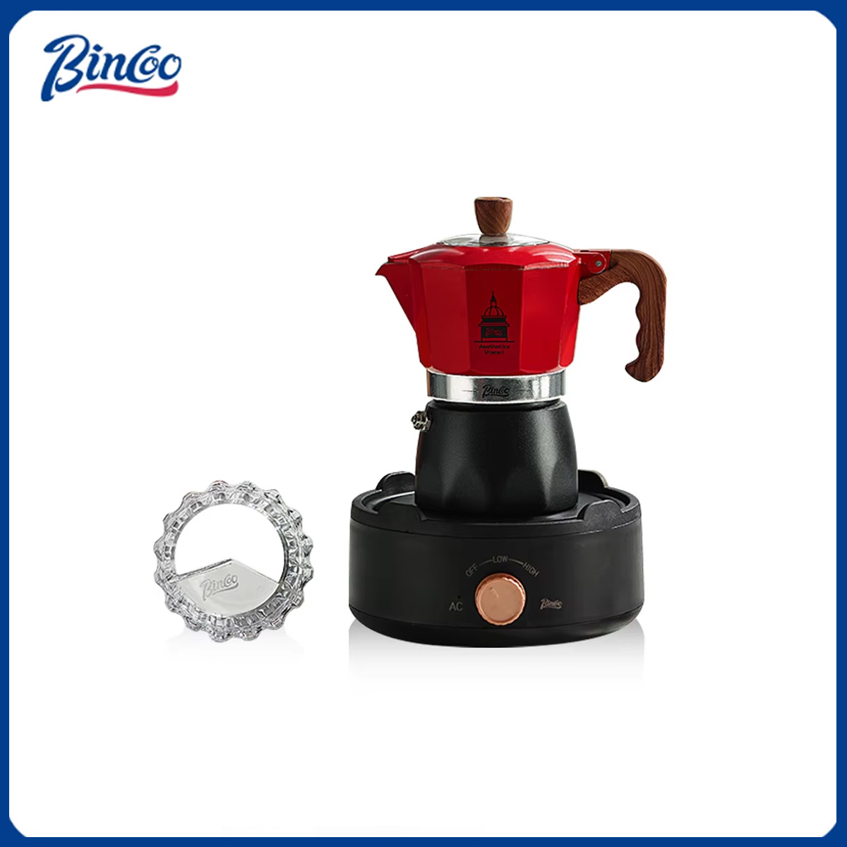 Home Barista - Bincoo двойной клапан кофе мока горшок