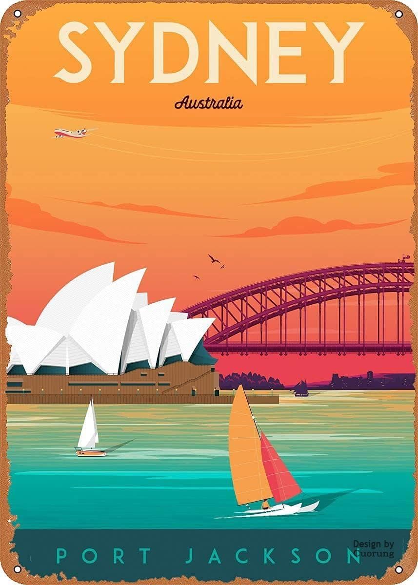Home Bar Sydney - Декор для мужской берлоги: металлическая табличка