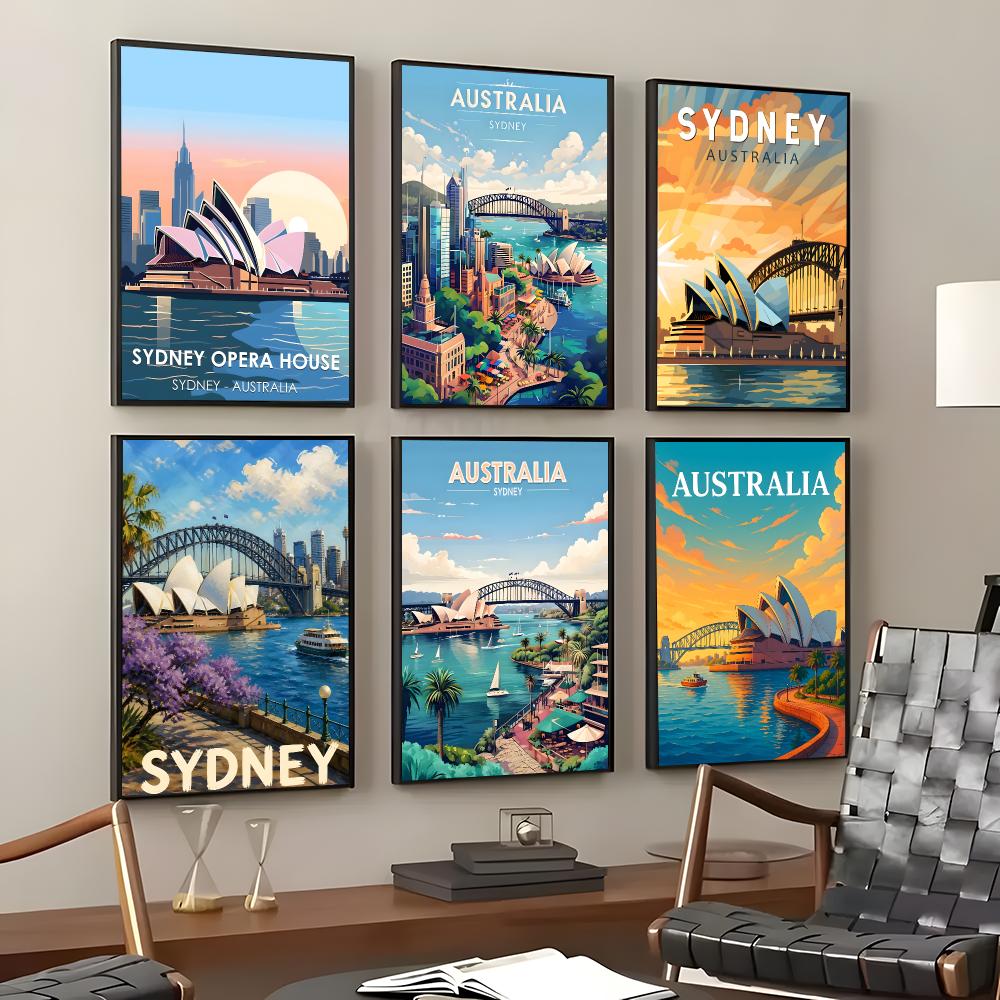 Арт-постер «Путешествия по Сид – обзор и цена Home Bar Sydney