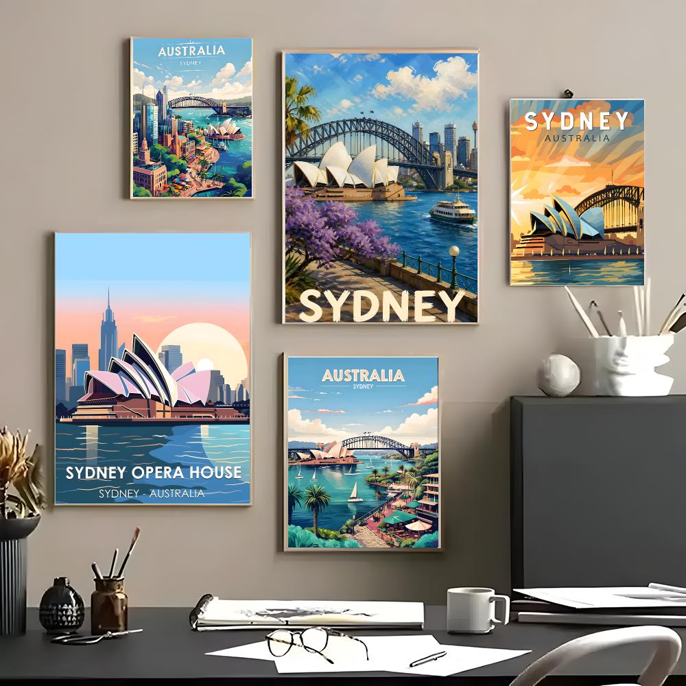 Арт-постер «Путешествия по Сид – обзор и цена Home Bar Sydney
