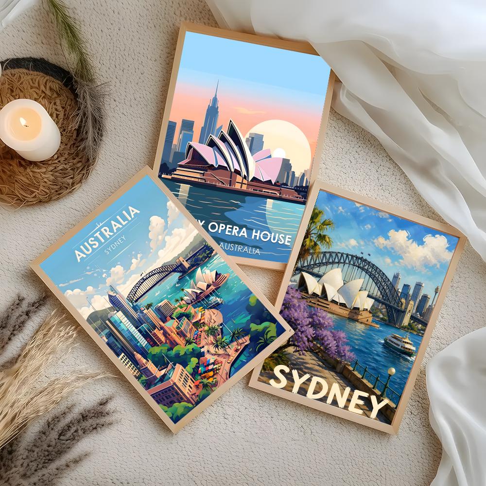 Арт-постер «Путешествия по Сид – обзор и цена Home Bar Sydney